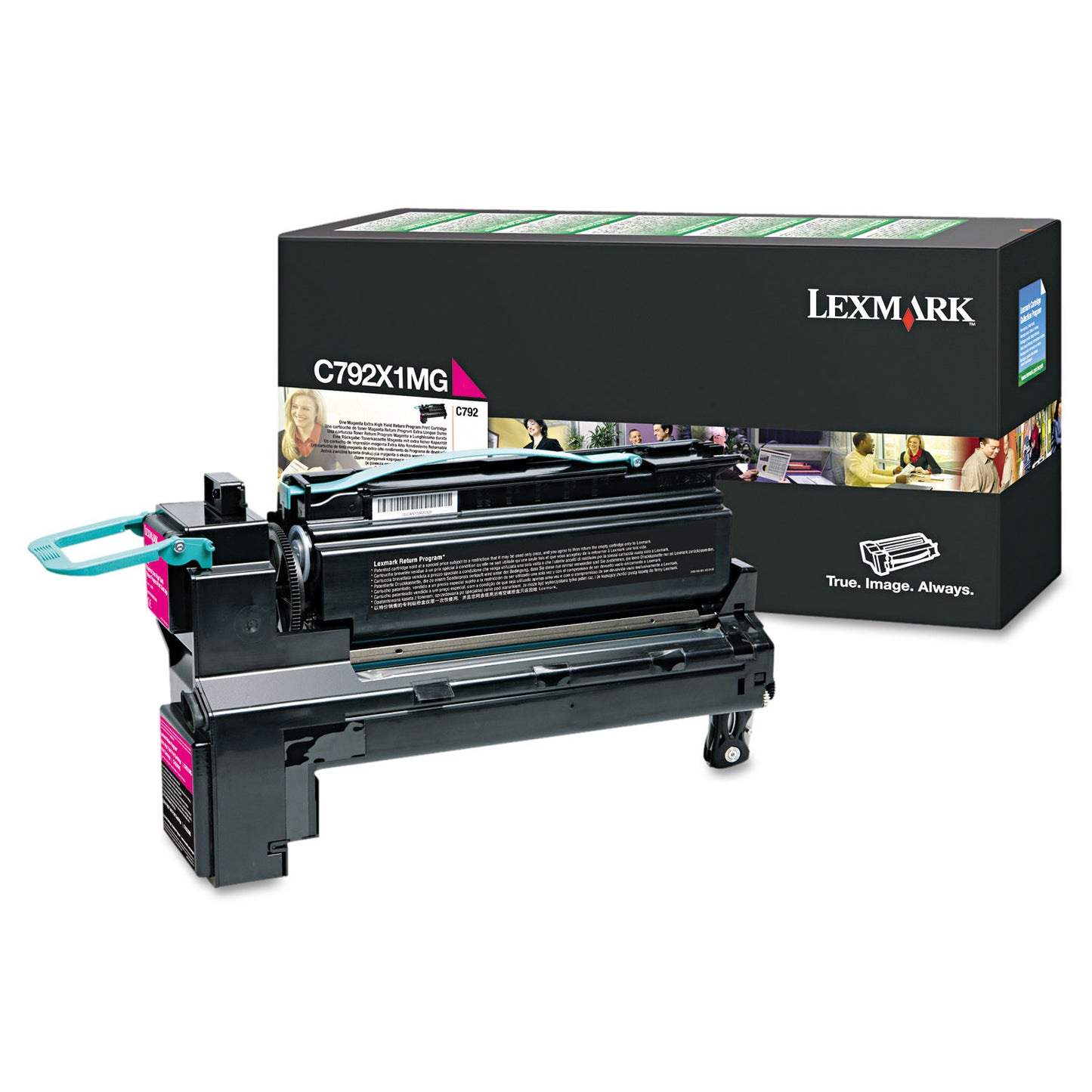 C792x1mg Return Program Extra High-Yield Toner, 20,000 Page-Yield, Magenta