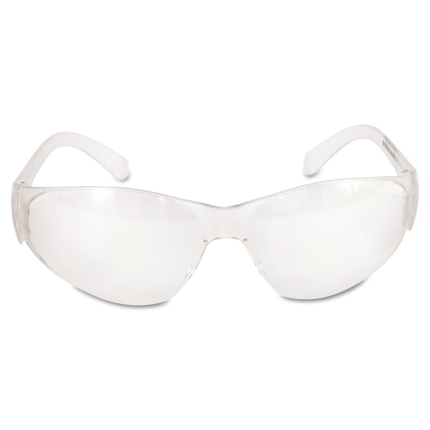 Checklite Safety Glasses, Frameless, Clear Single Lens
