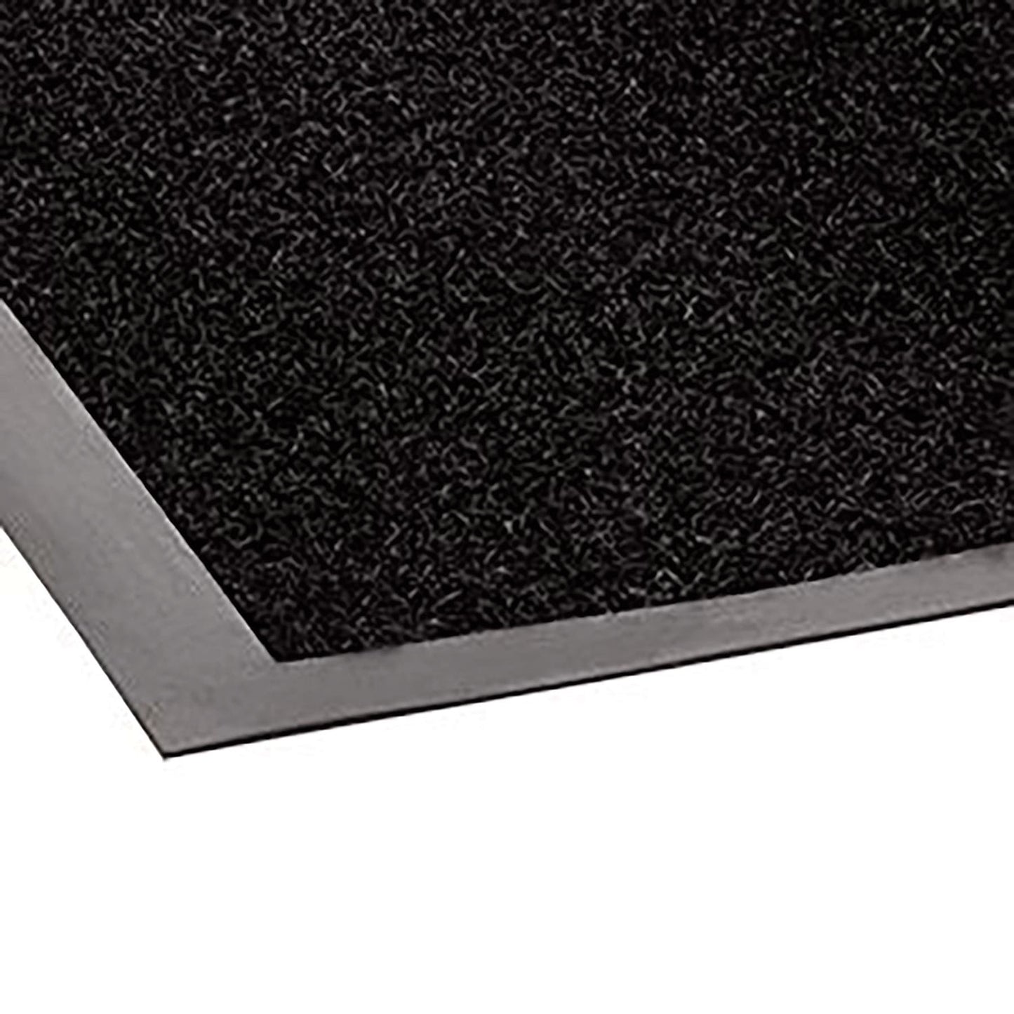 Jasper Indoor/Outdoor Scraper Mat, Black Cut Pile Nylon Surface, 48" x 72"