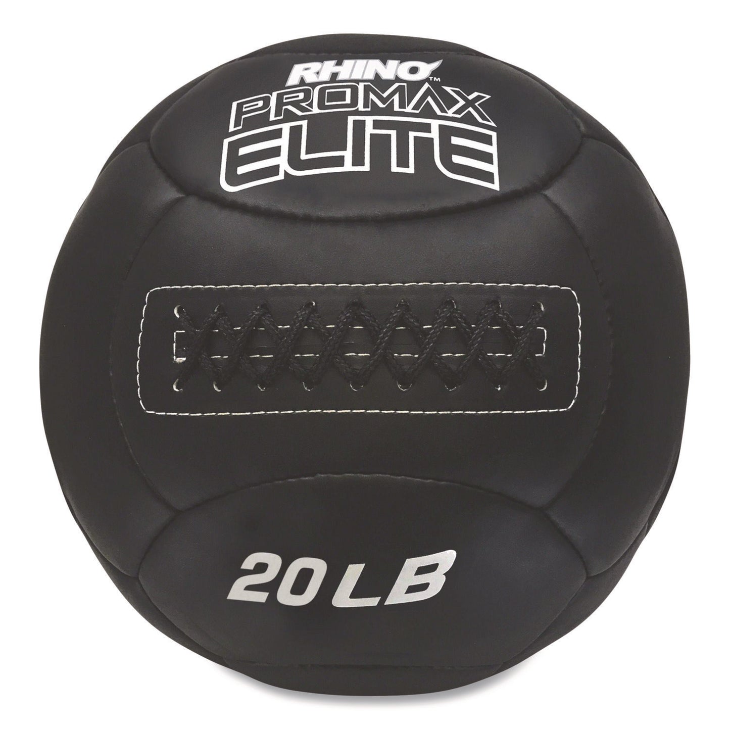 Rhino Promax Elite Medicine Ball, 20 lb, Black