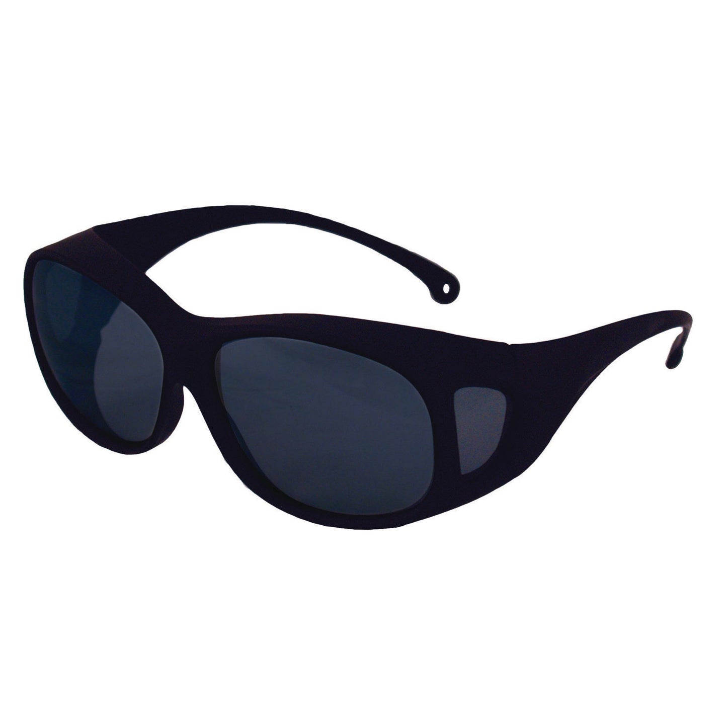 V50 OTG Safety Eyewear, Black Full Frame OTG, Mirrored Smoke Dual Lens