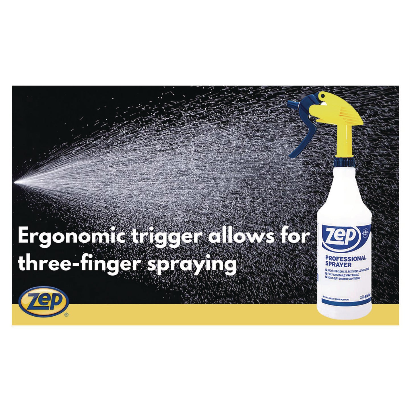 Professional Spray Bottle with Trigger Sprayer, 32 oz Bottle, Clear