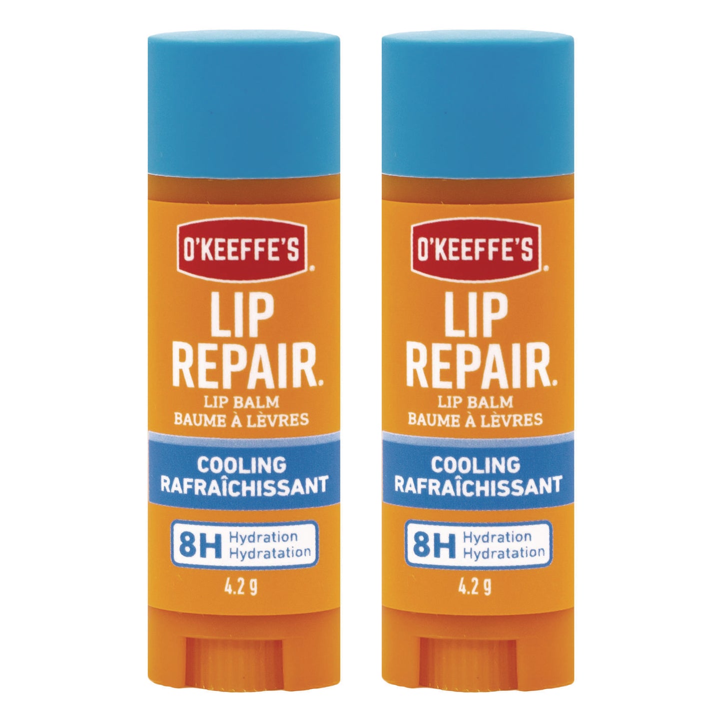 Lip Repair Cooling Lip Balm, 0.15 oz Stick, 2/Pack
