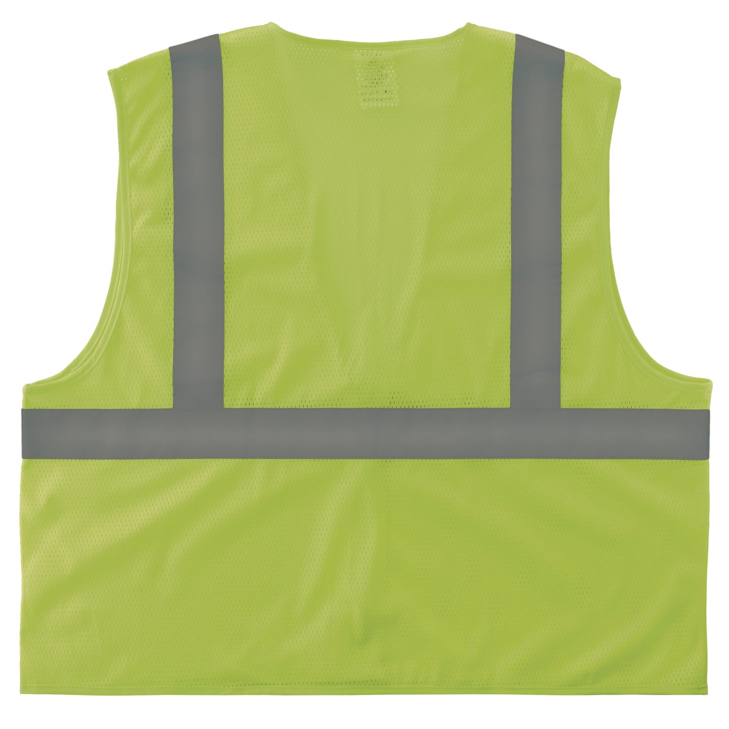 GloWear 8205HL-ECO Class 2 Recycled Hi-Vis Vest, Mesh, Polyester, 2X-Large/3X-Large, Lime