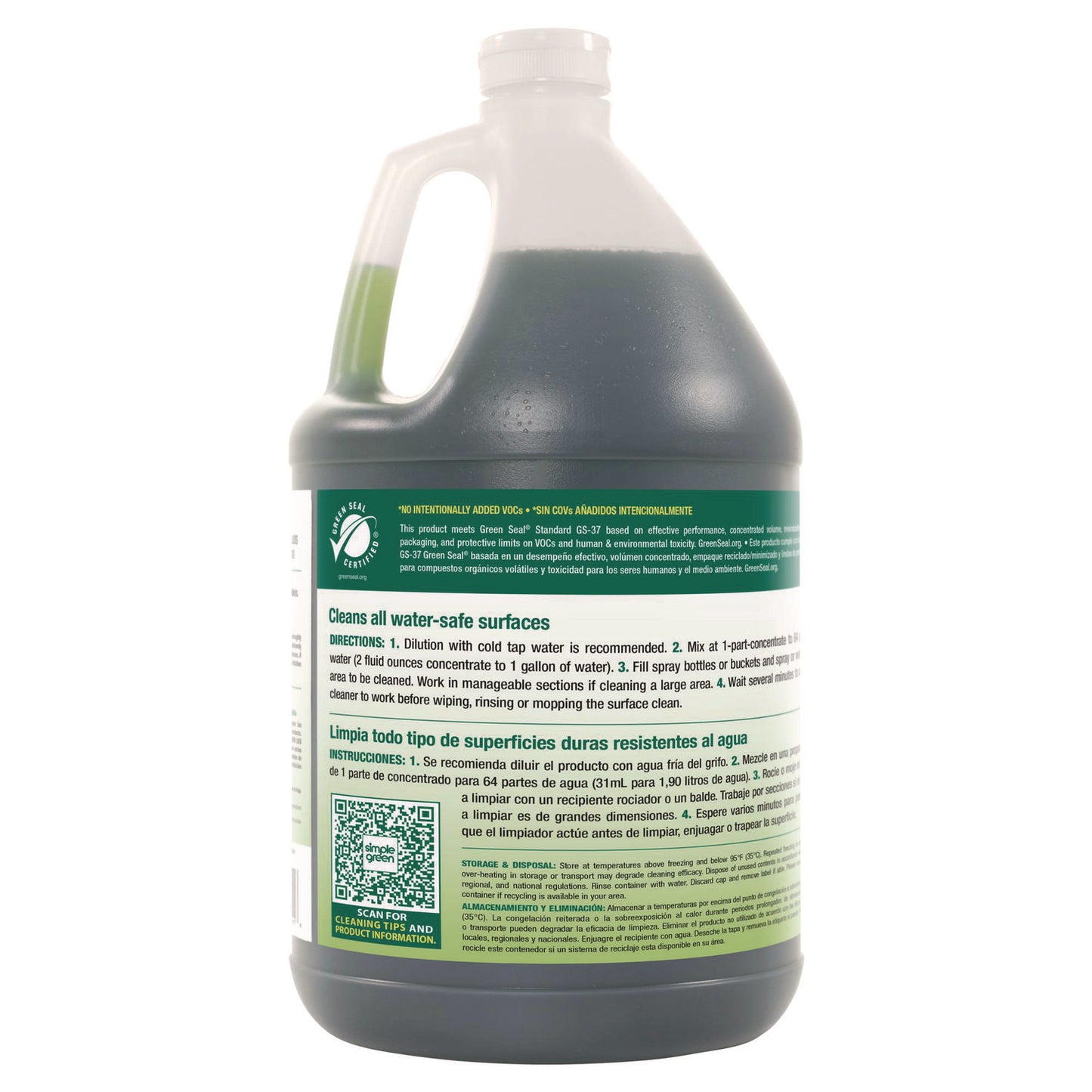 Clean Building All-Purpose Cleaner Concentrate, Unscented, 1 gal Bottle