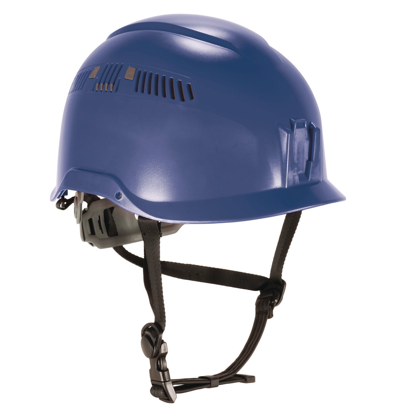 Skullerz 8977 Class C Safety Helmet with Adjustable Venting, Brimless, 6-Point Ratchet, One Size Fits Most (6.5 to 8), Blue