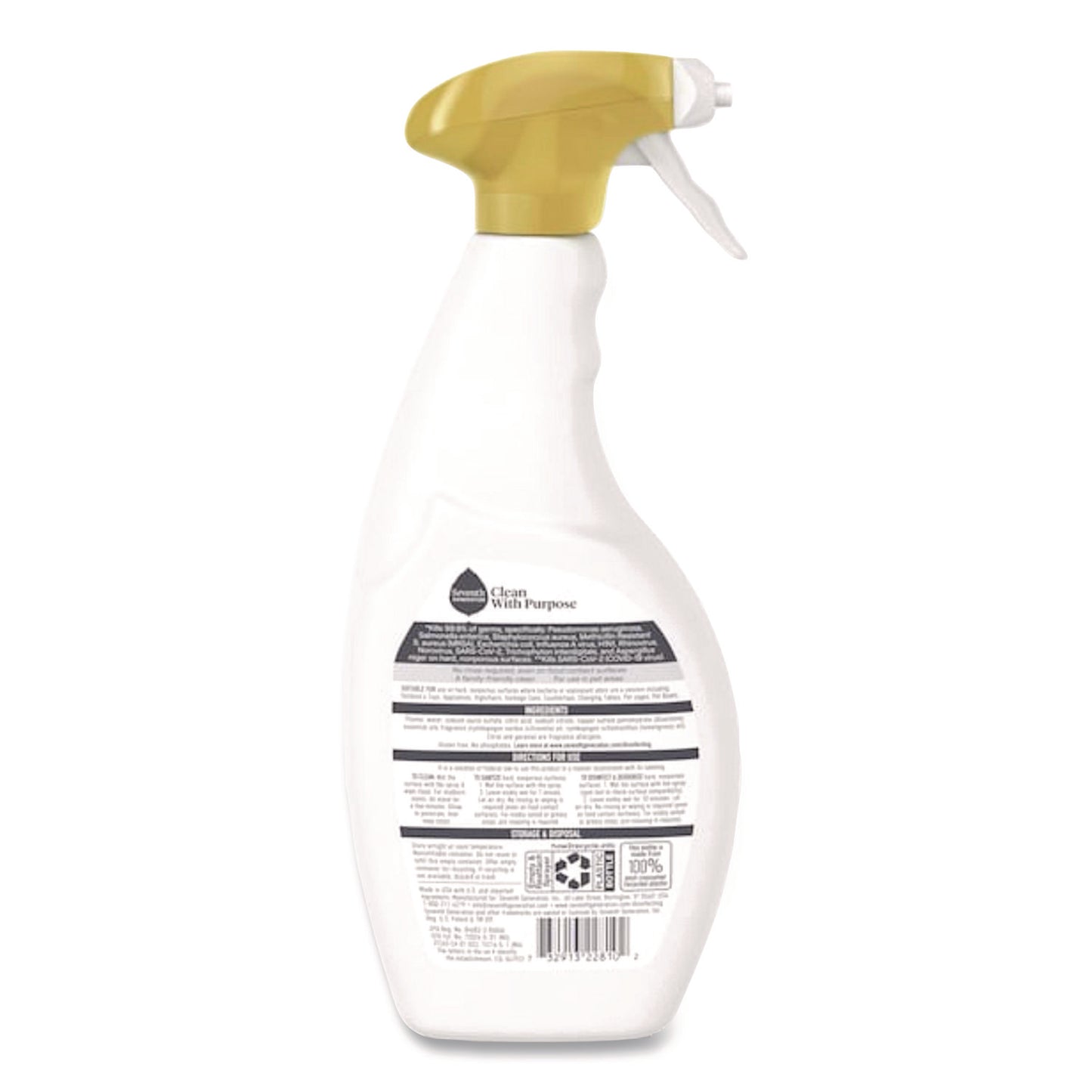 Botanical Disinfecting Multi-Surface Cleaner, Lemongrass Citrus, 26 oz Spray Bottle