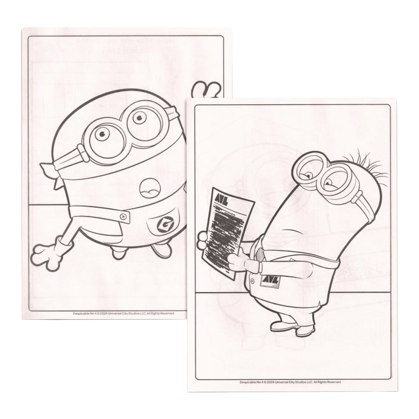 Despicable Me 4 Jumbo Coloring and Activity Book, Ages 3 and Up, 10.75 x 7.75 Sheets, 64 Pages