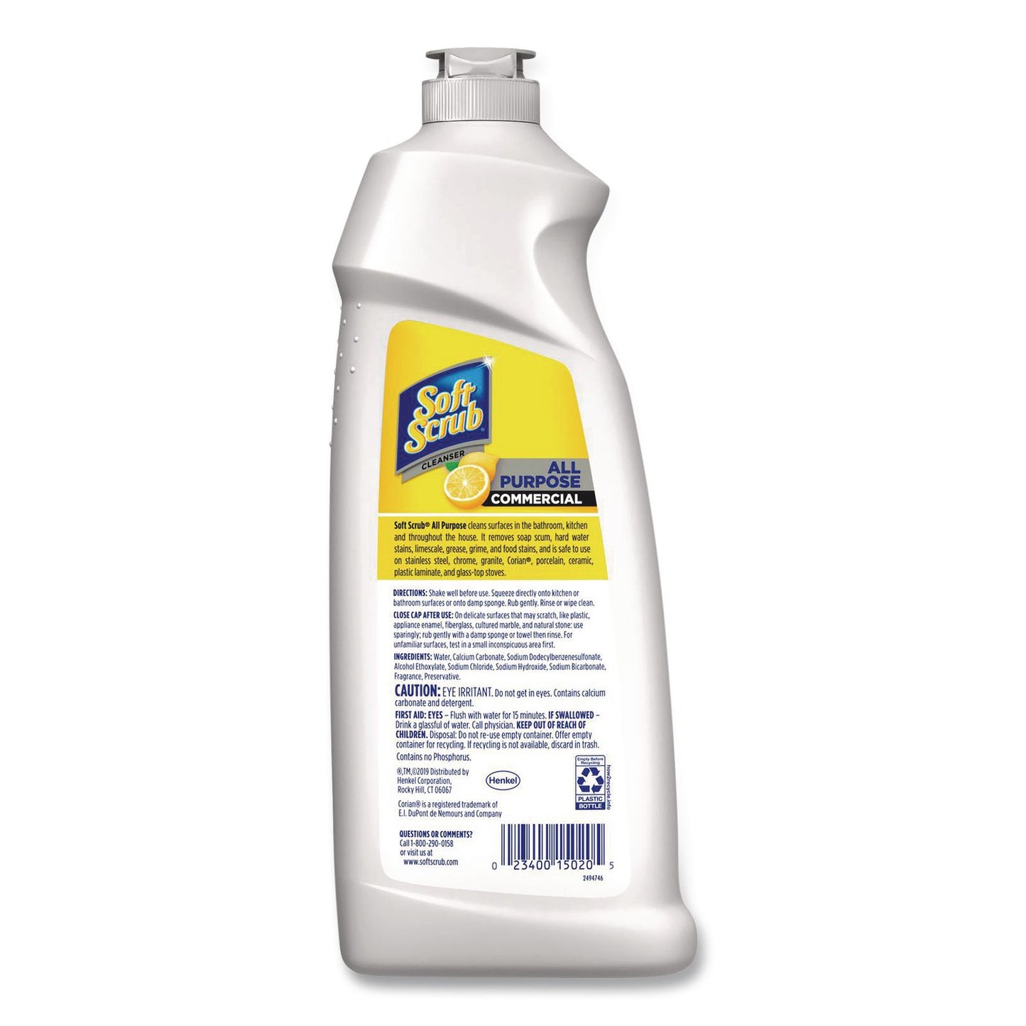 All Purpose Surface Cleanser, Commercial, Lemon Scent, 36 oz Bottle