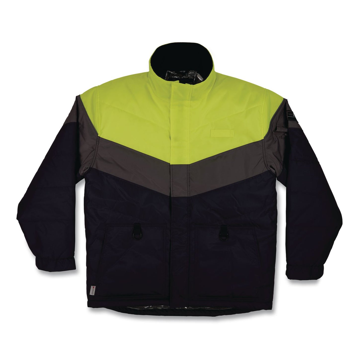 N-Ferno 6464 Insulated Freezer Jacket with AmpliFIRE Heat Reflective Lining, Large, Navy