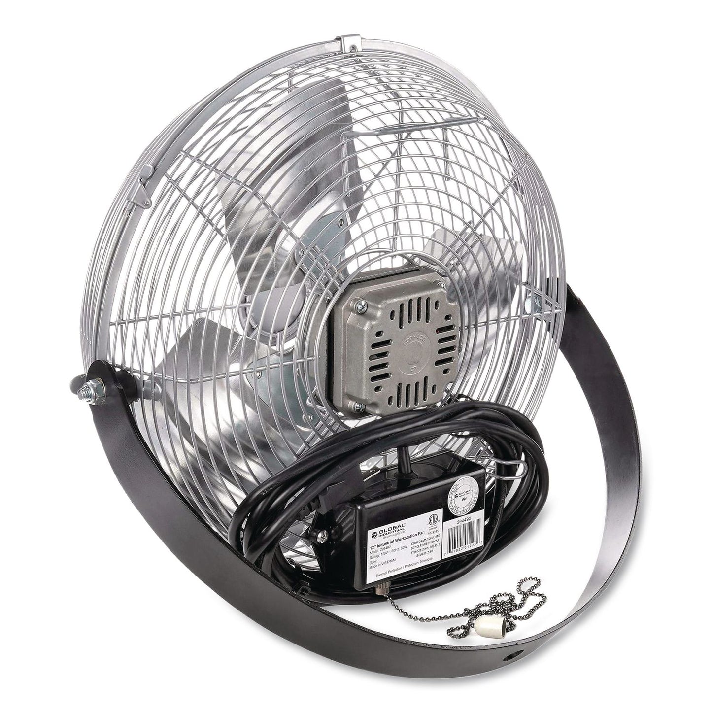 12" Industrial Workstation Fan, 1,855 CFM, 15 hp