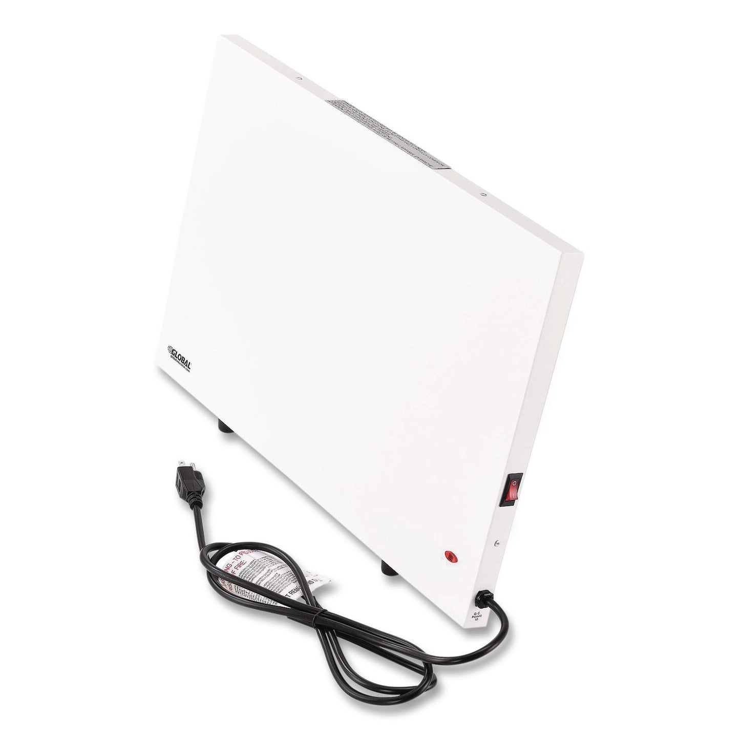 Radiant Panel Heater, 120 W, 22.43 x 1.06 x 14.87, White