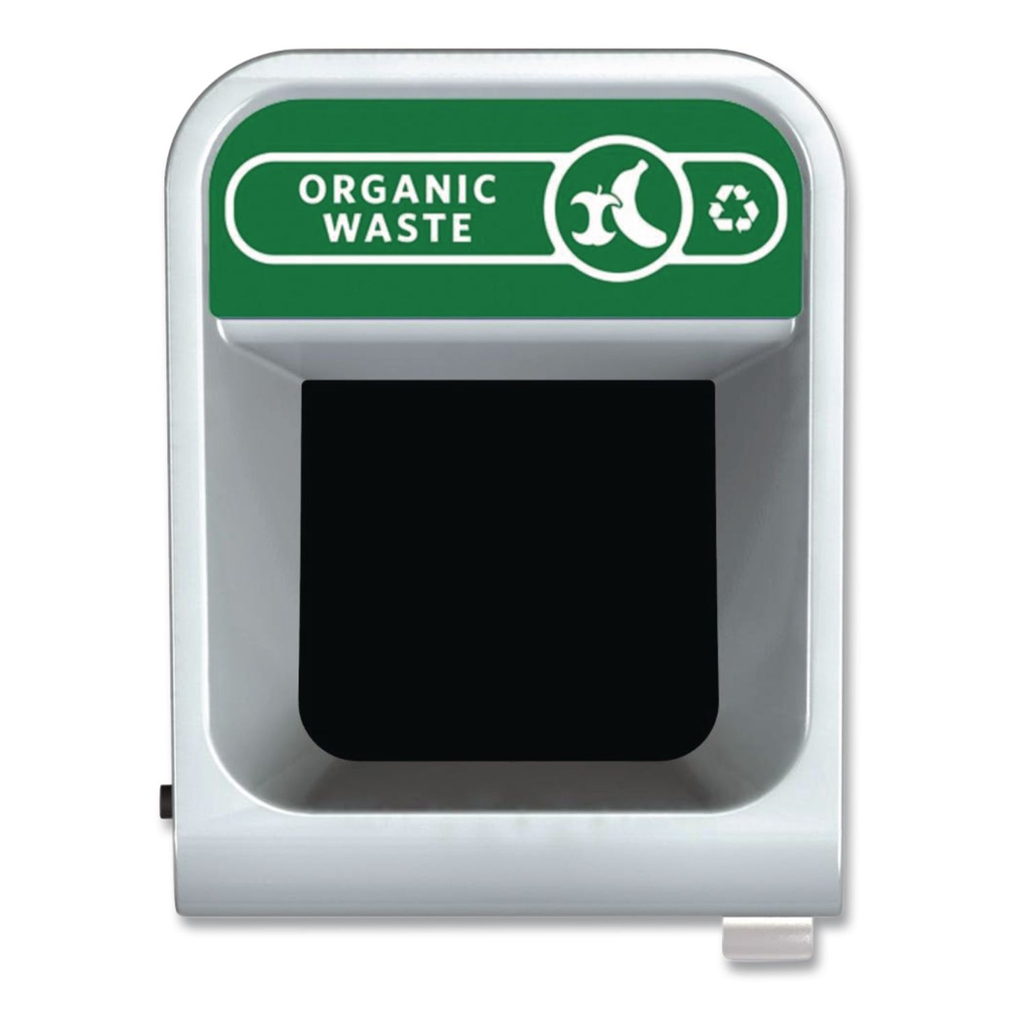 Configure Indoor Recycling Waste Receptacle, Organic Waste, 23 gal, Metal, Gray