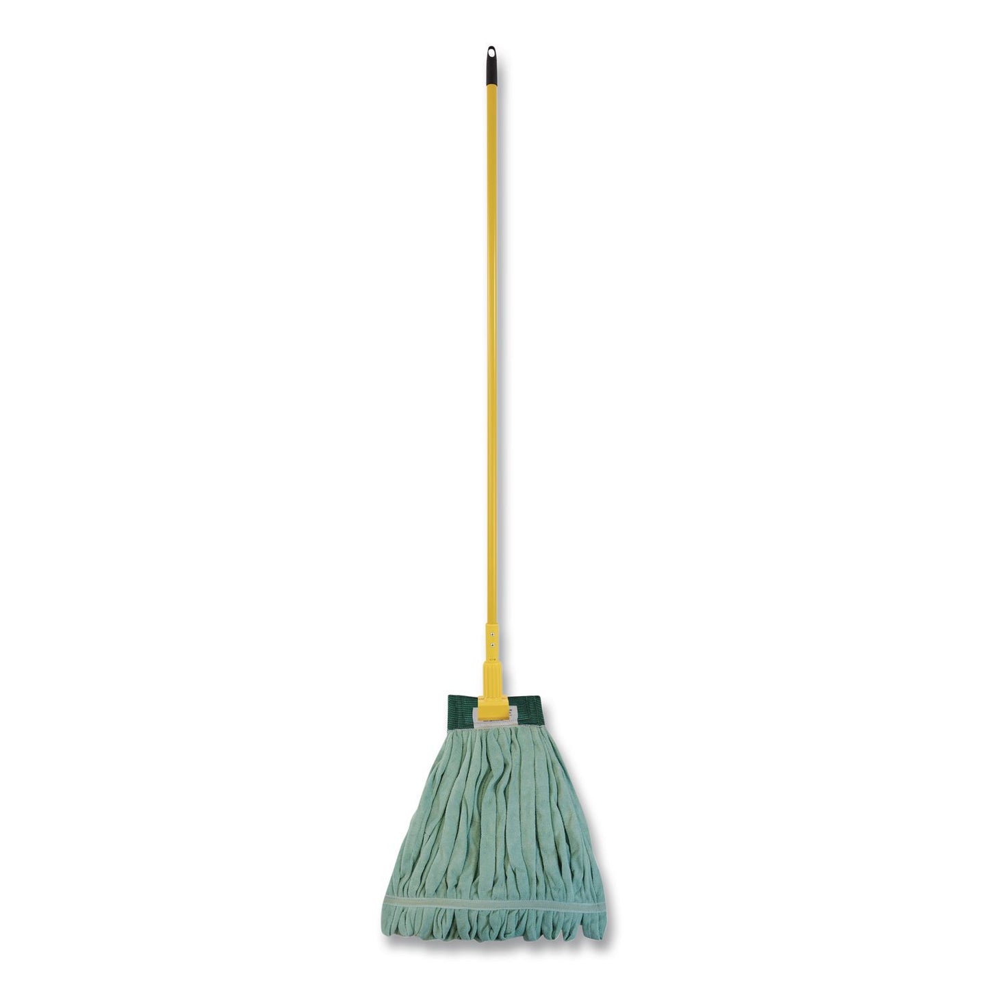 Echofiber Microfiber Loop Mop, Medium, Split Microfiber, Green, 5" Green Headband