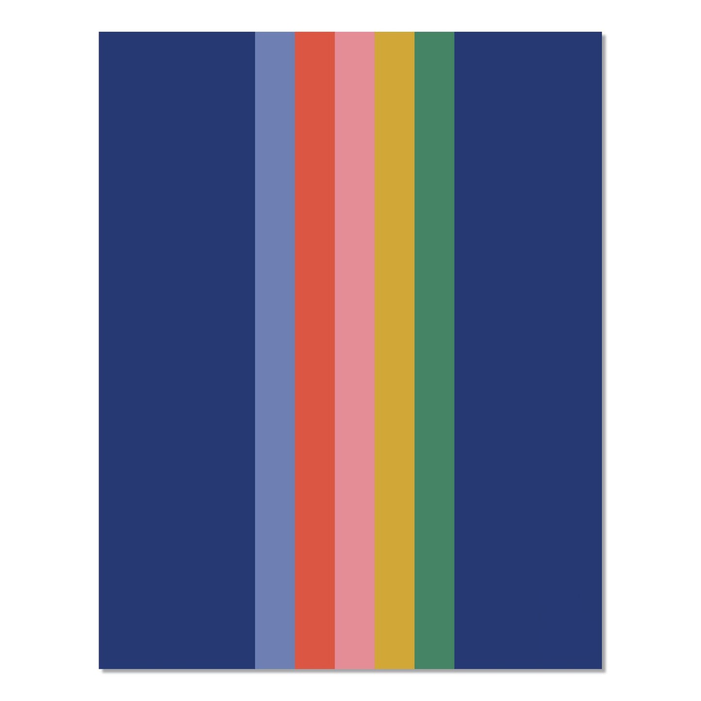 Bold Stripe Monthly Planner, 9.5 x 7.5, Multicolor Cover, 12-Month (Jan to Dec): 2026