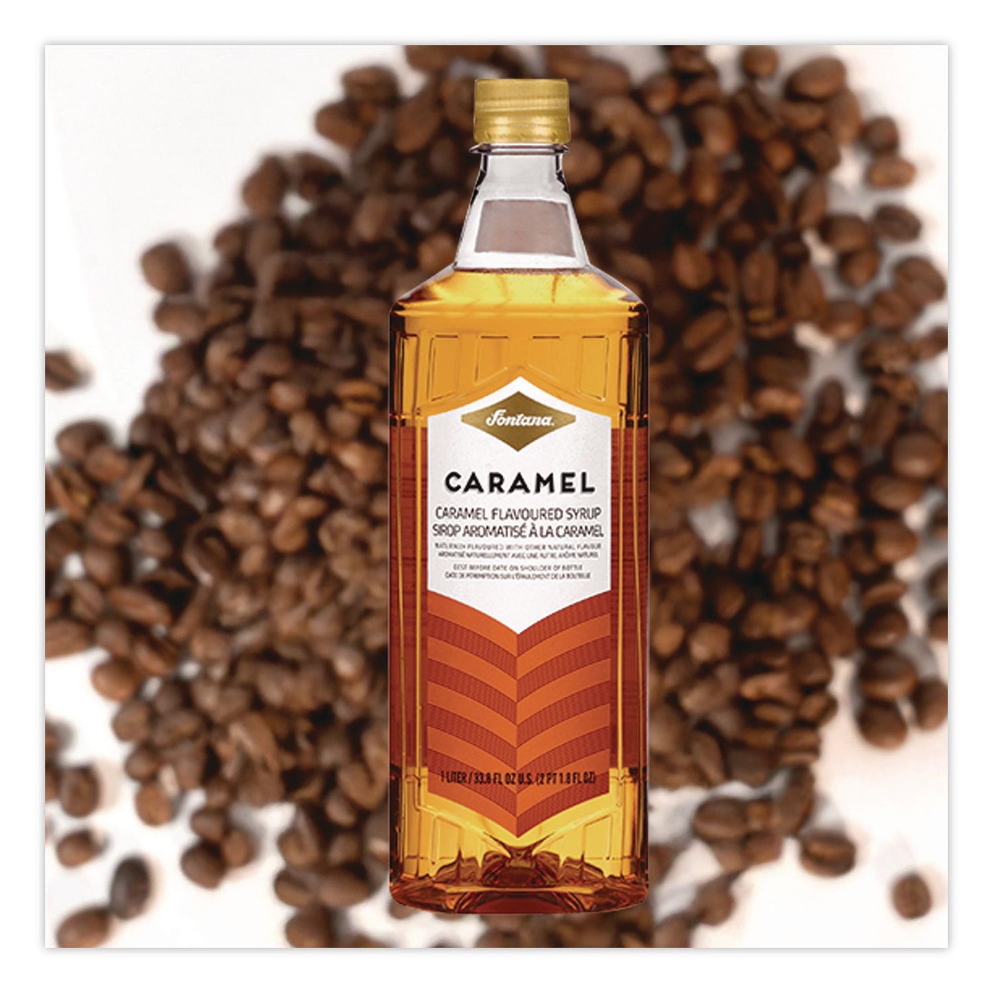 Flavored Coffee Syrup, Caramel, 1 L Bottle