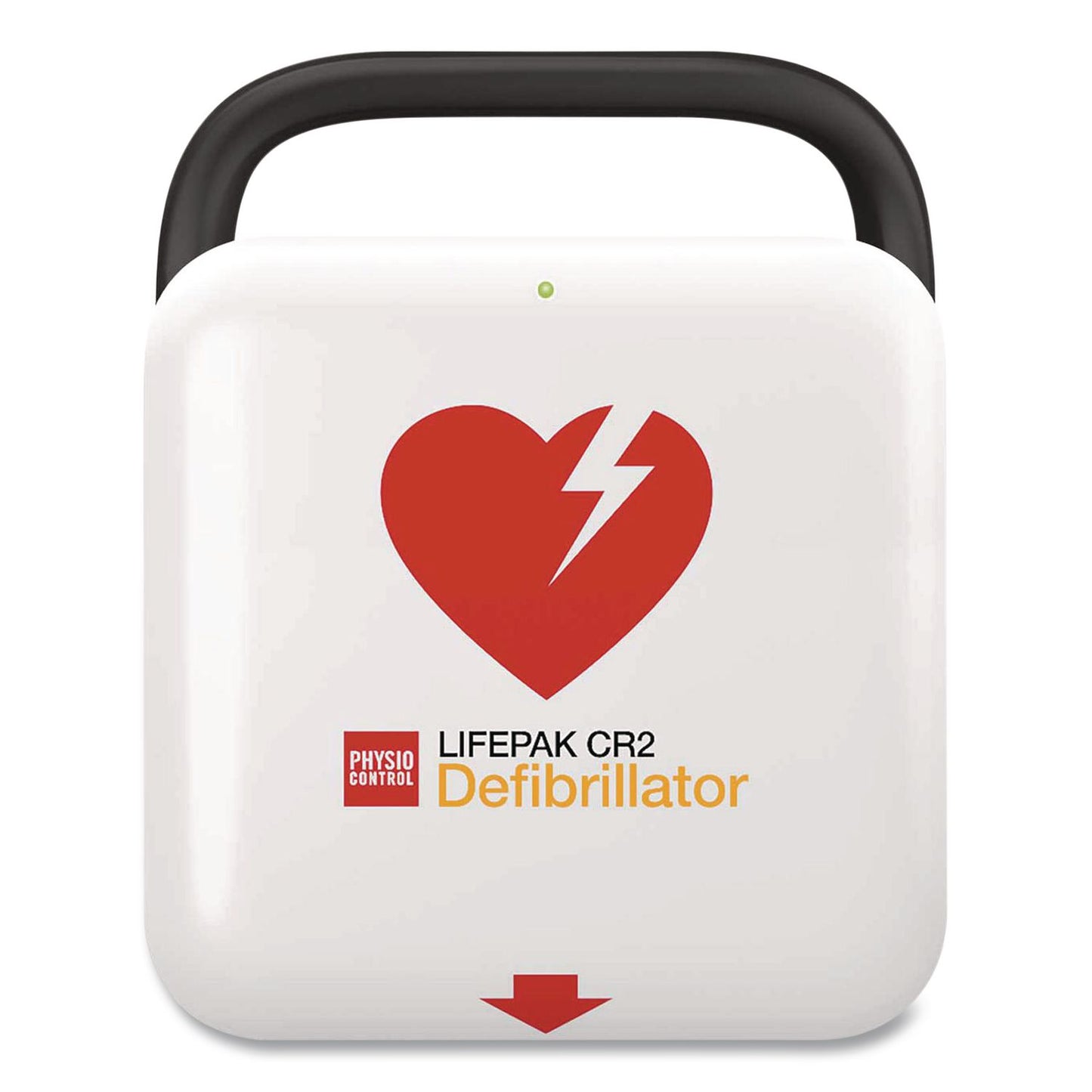 LIFEPAK CR2 Fully-Automatic, Cellular, English/Spanish, Handle, Alarmed Cabinet