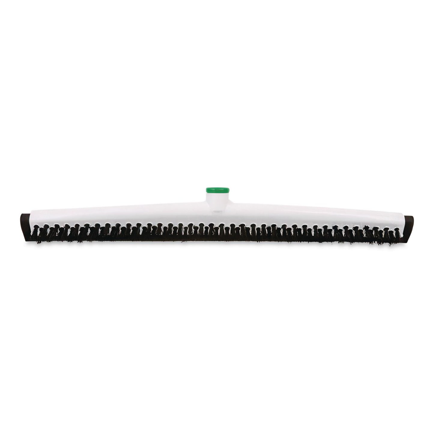 Sanitary Brush with Squeegee, Black Polypropylene Bristles, 22" Brush