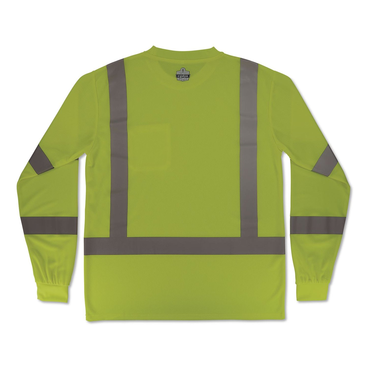 GloWear 8368 Class 3 Essential Hi-Vis Long Sleeve T-Shirt, 2X-Large, Lime