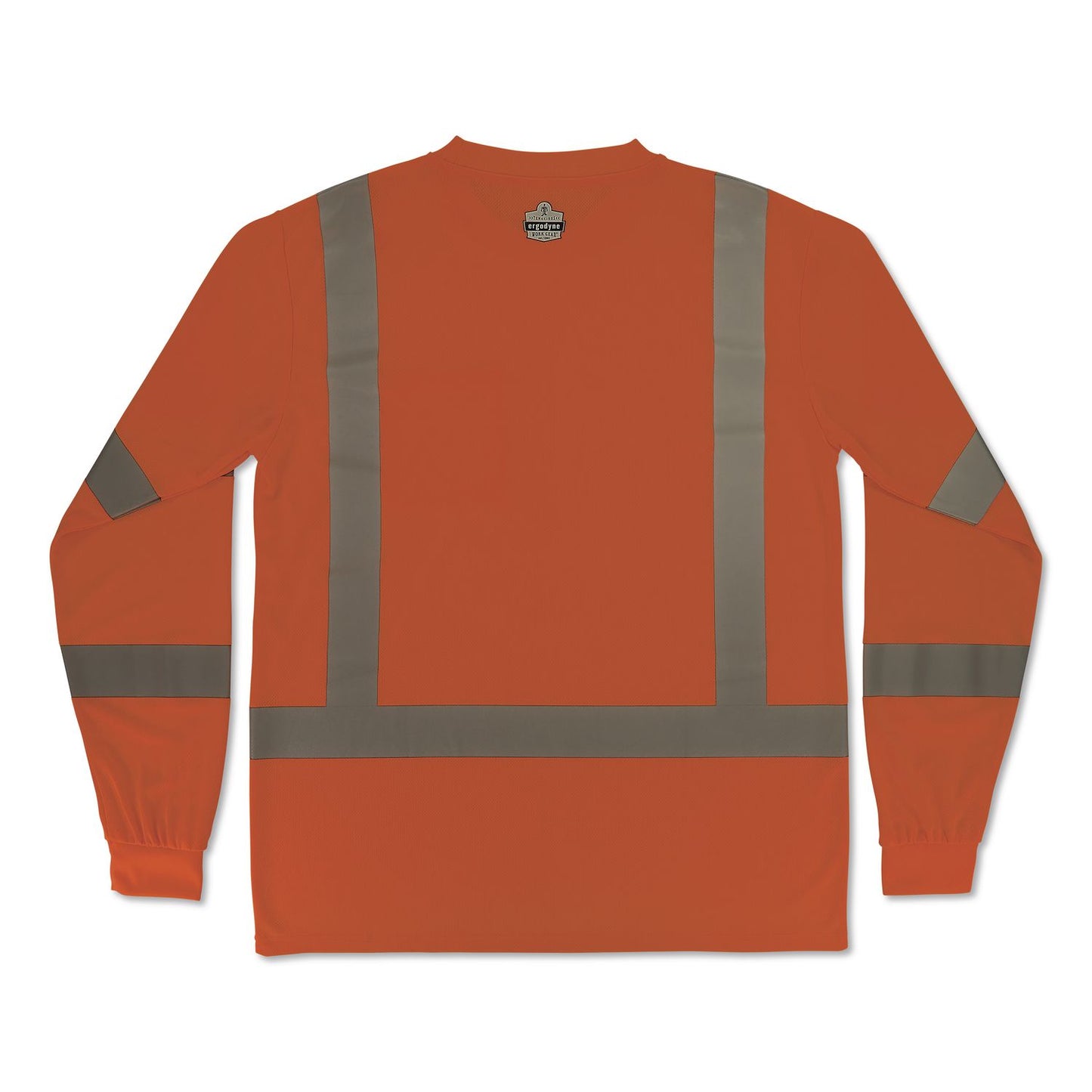 GloWear 8368 Class 3 Essential Hi-Vis Long Sleeve T-Shirt, Large, Orange