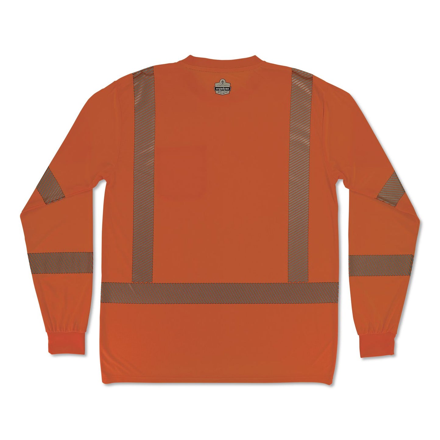 GloWear 8370 Class 3 Performance Hi-Vis Long Sleeve T-Shirt, Medium, Orange