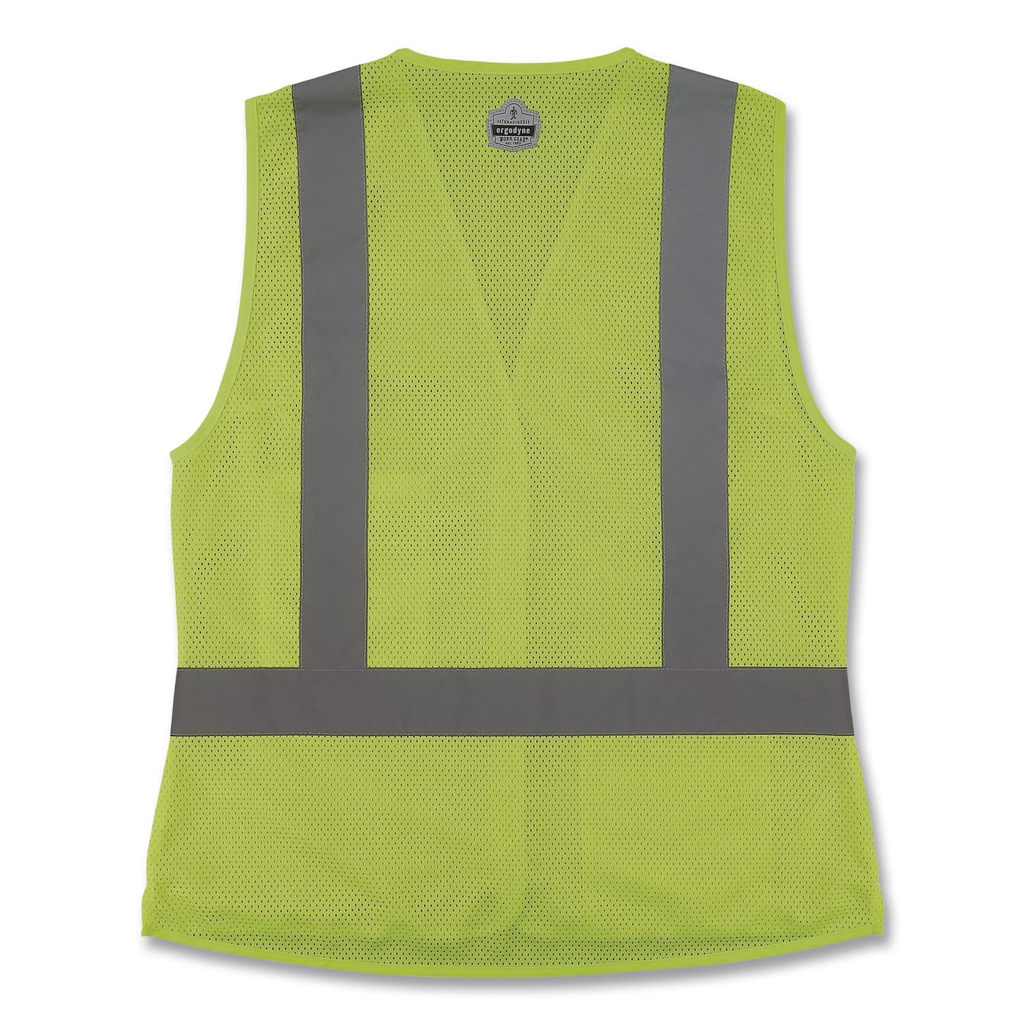 GloWear 8210HLW-S Class 2 Women's Hi-Vis Vest with Hook-and-Loop, Polyester, X-Large, Lime
