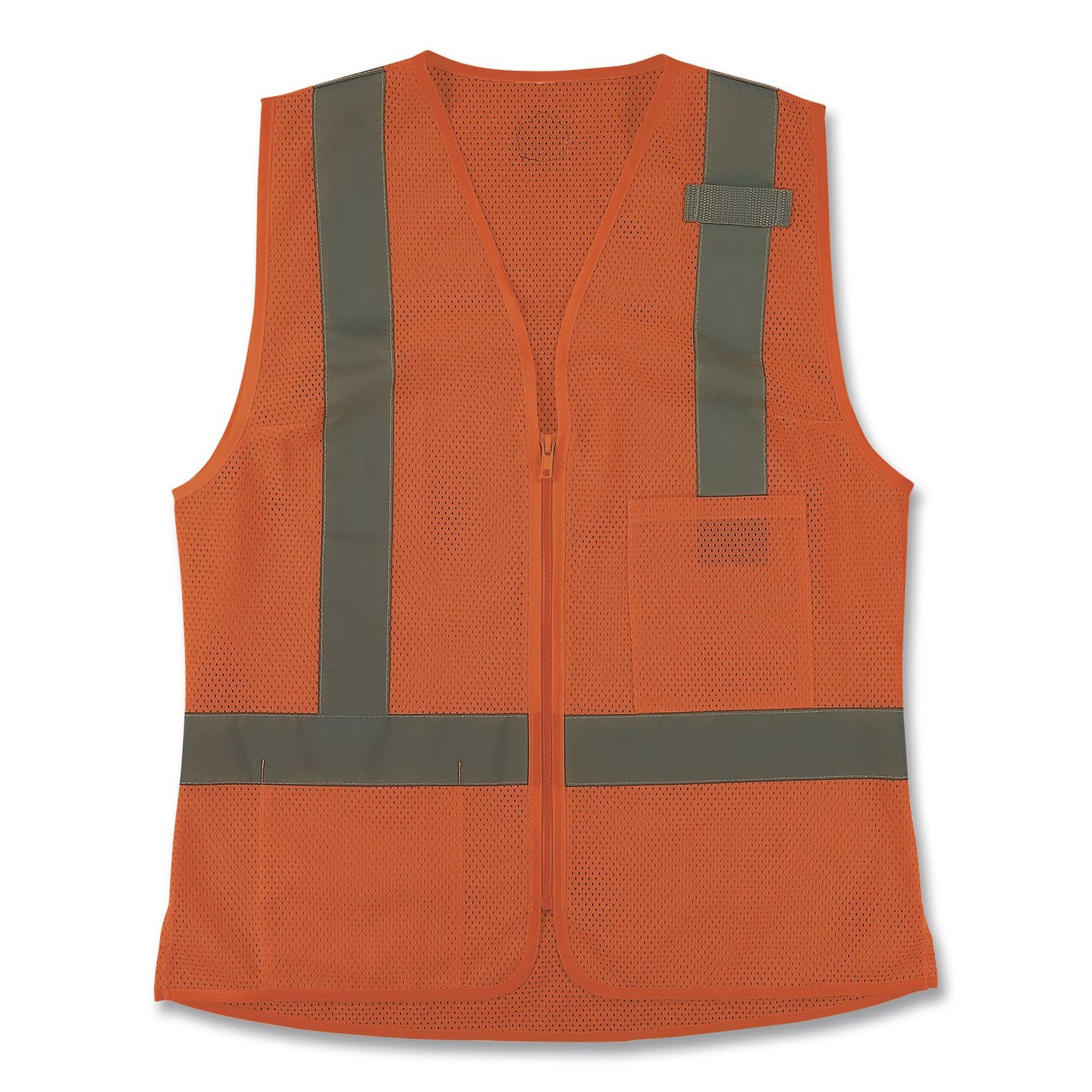 GloWear 8210ZW-S Class 2 Women's Hi-Vis Vest with Zipper, Polyester, 2X-Large, Orange