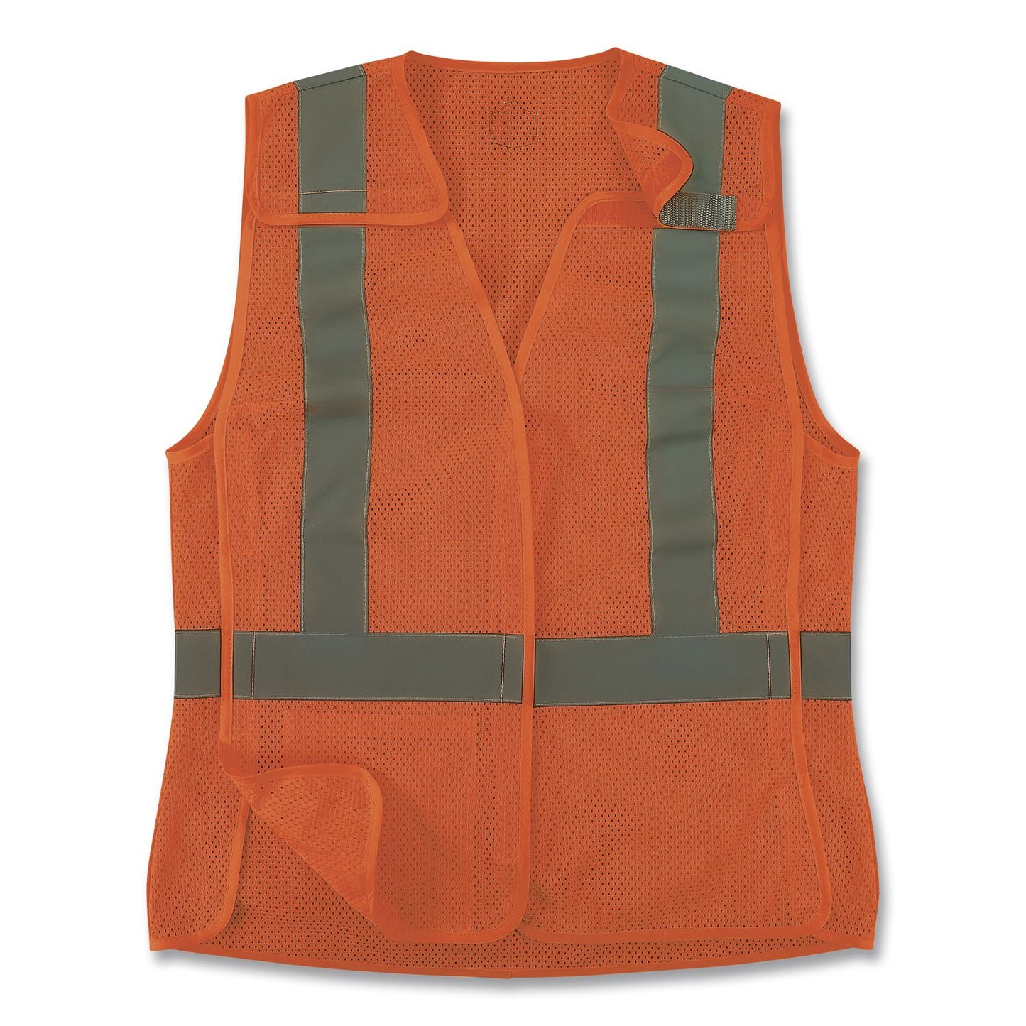 GloWear 8215BAW-S Class 2 Women's Hi-Vis Breakaway Vest with Hook-and-Loop, Polyester, Small, Orange