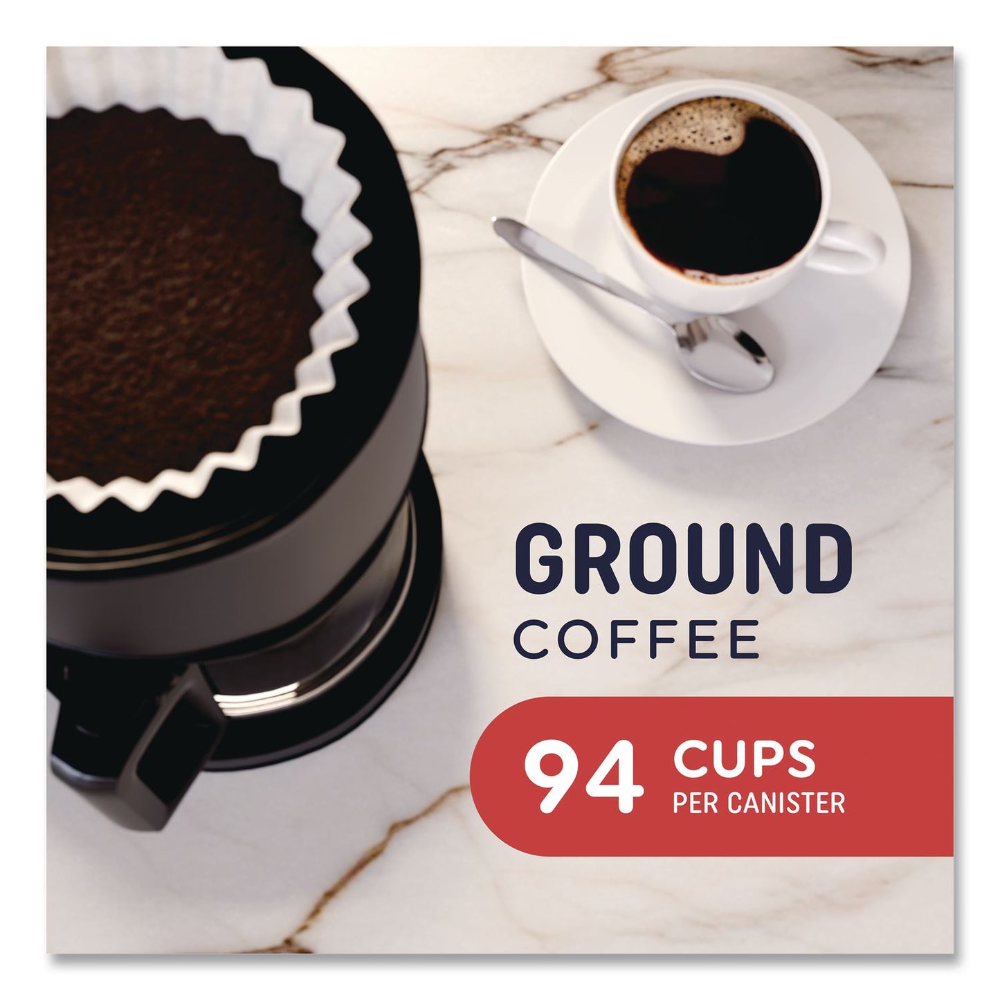 Ground Coffee, Medium Roast, 25.9 oz Canister