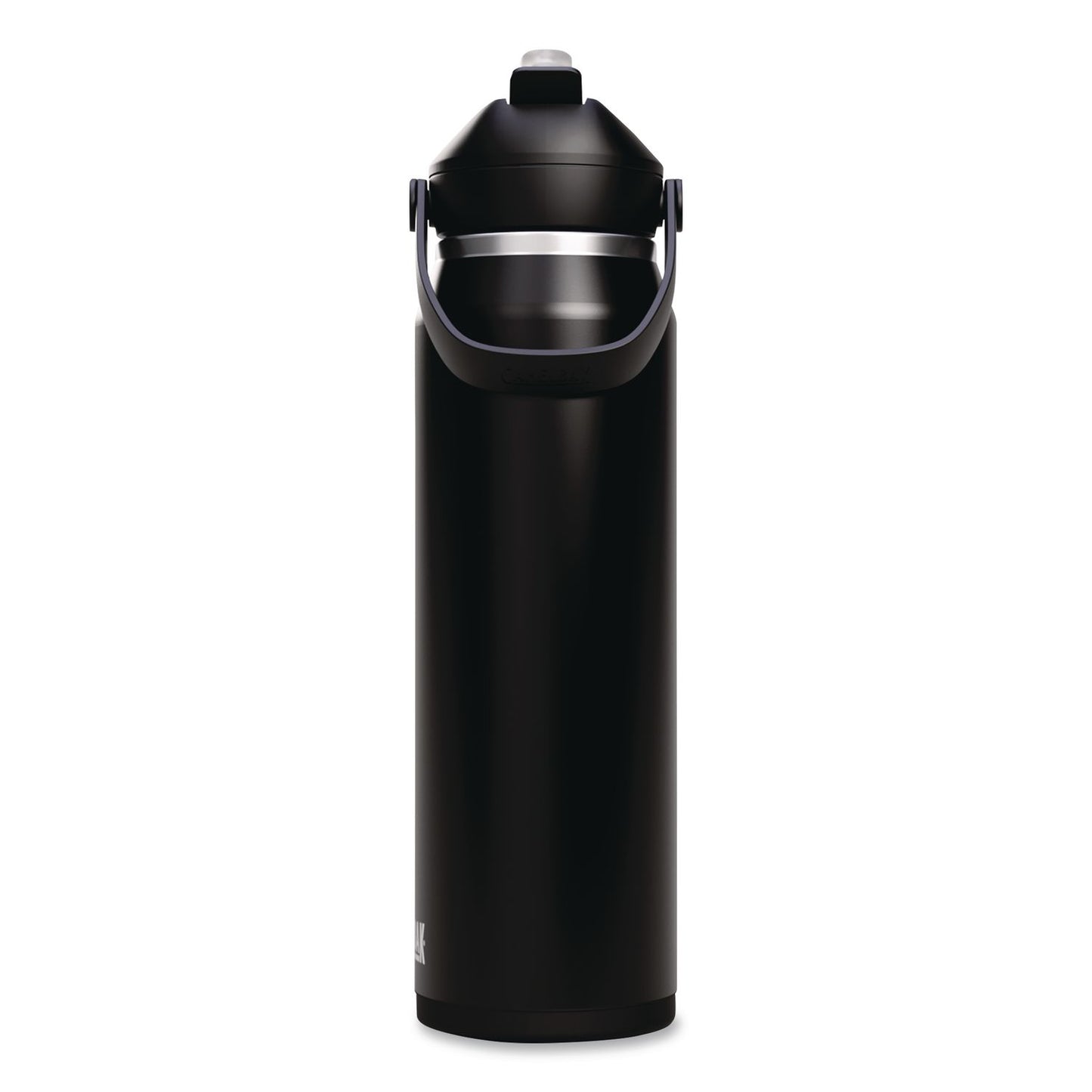 Thrive FlipStraw Stainless Steel Vacuum Insulated Water Bottle, 32 oz, Black
