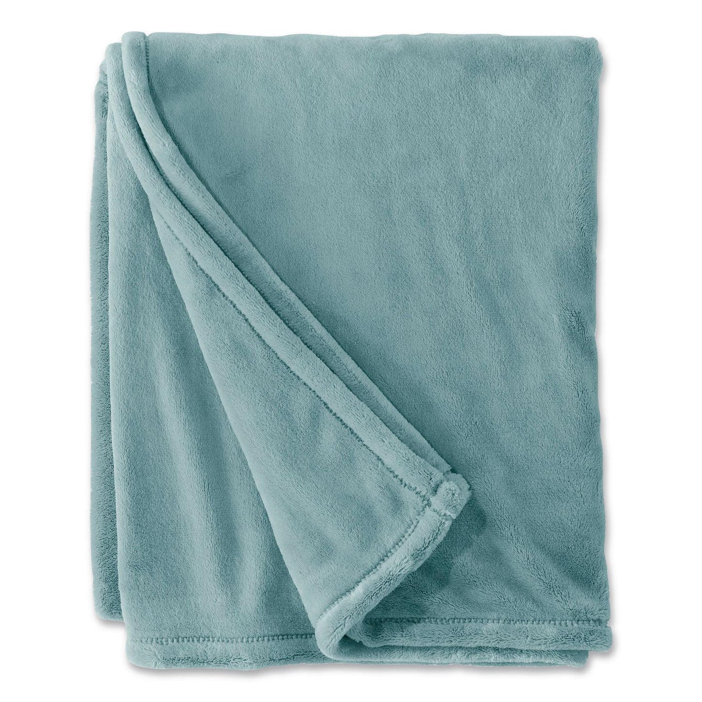 Wicked Plush Throw, 50 x 60, Coastal Aqua