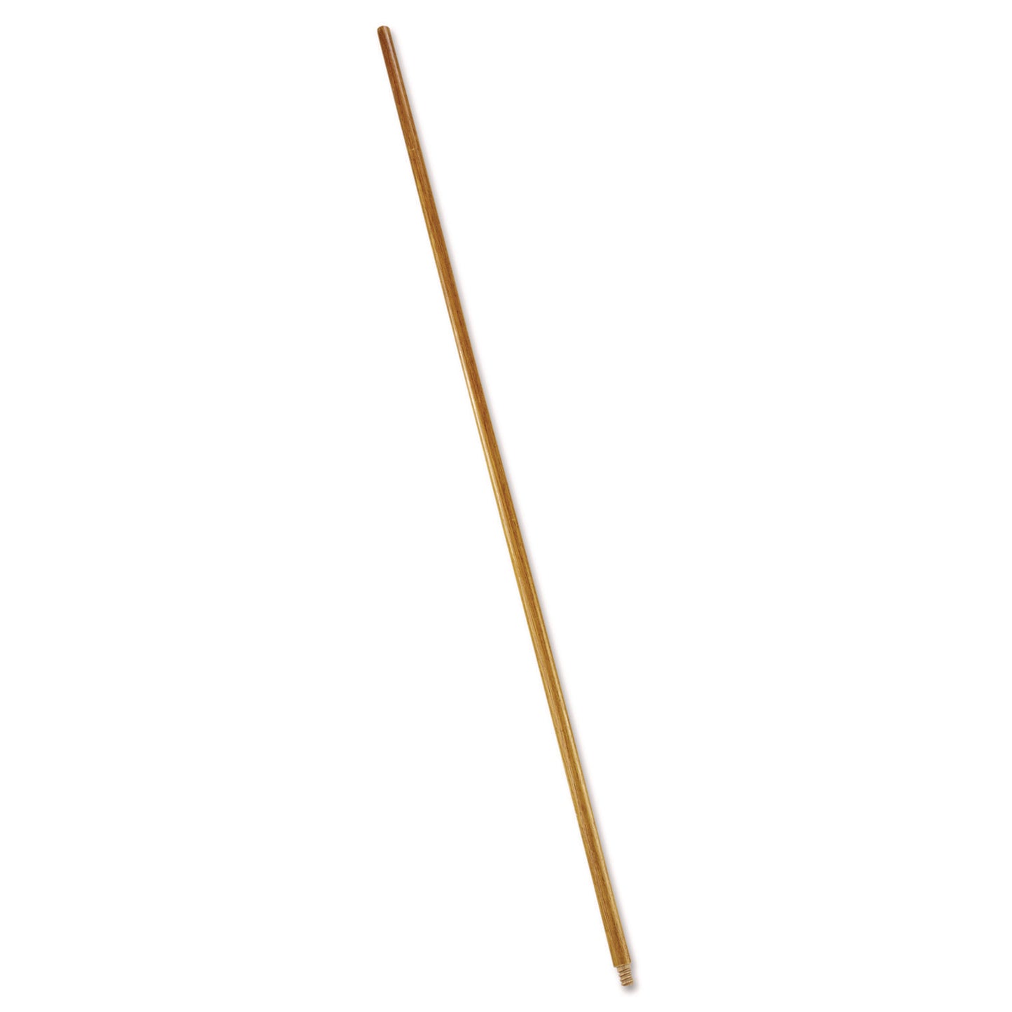 Wood Threaded-Tip Broom/Sweep Handle, 0.94" dia x 60", Natural