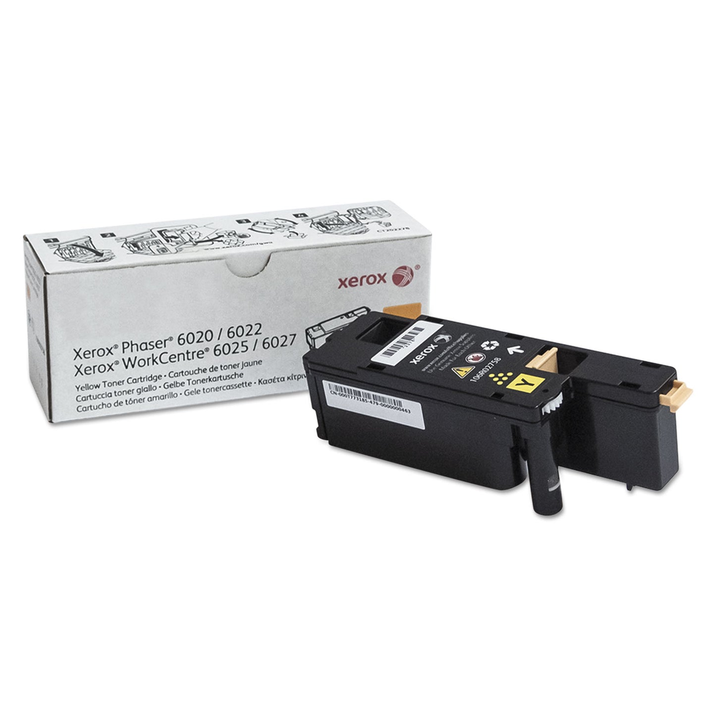 106r02758 Toner, 1,000 Page-Yield, Yellow