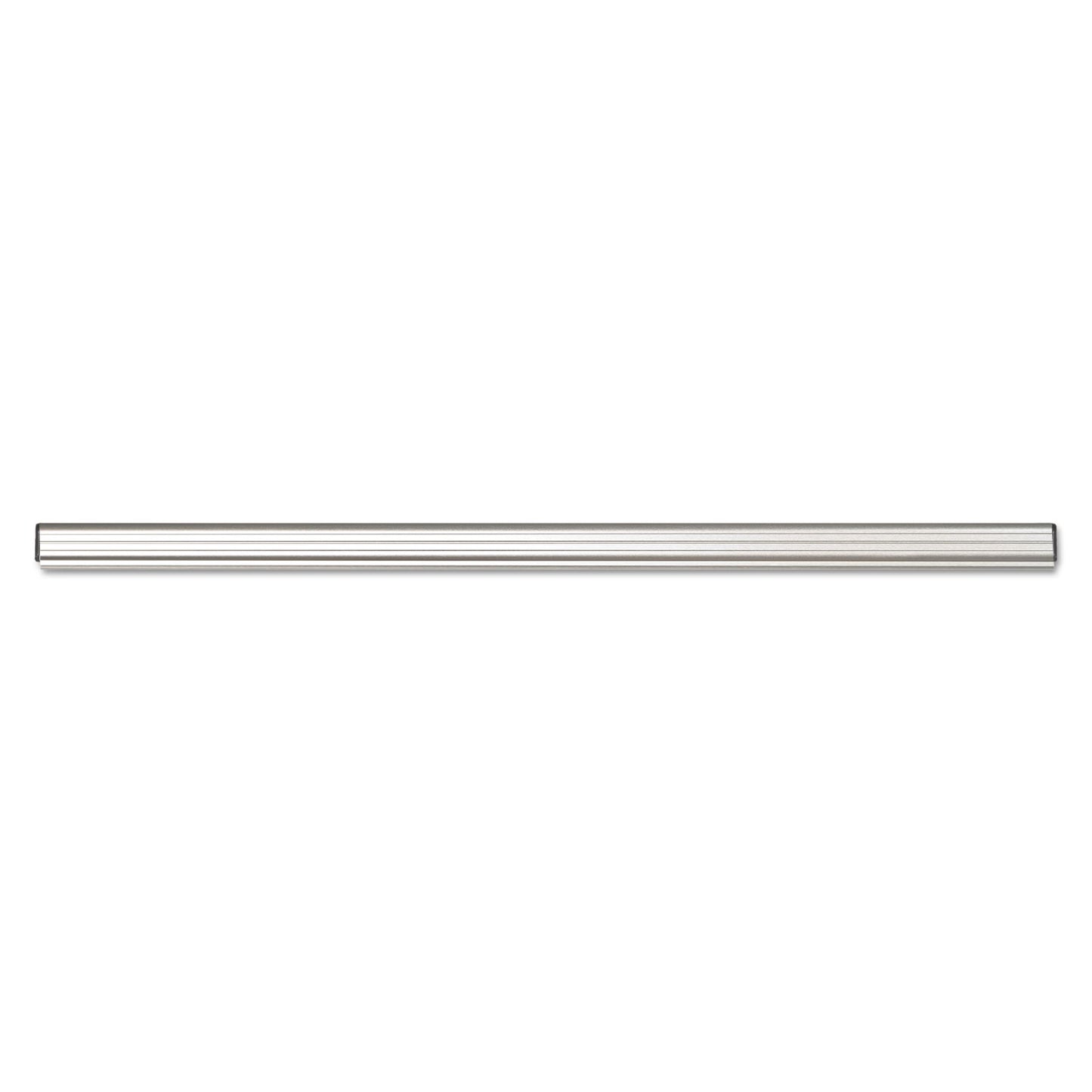 Grip-A-Strip Display Rails, 1.5" x 12", Satin Aluminum