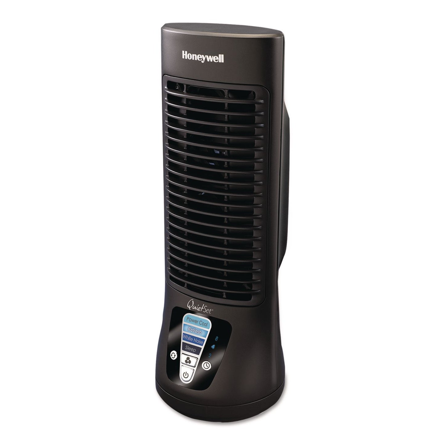 QuietSet Personal Table Fan, 4 Speeds, Black