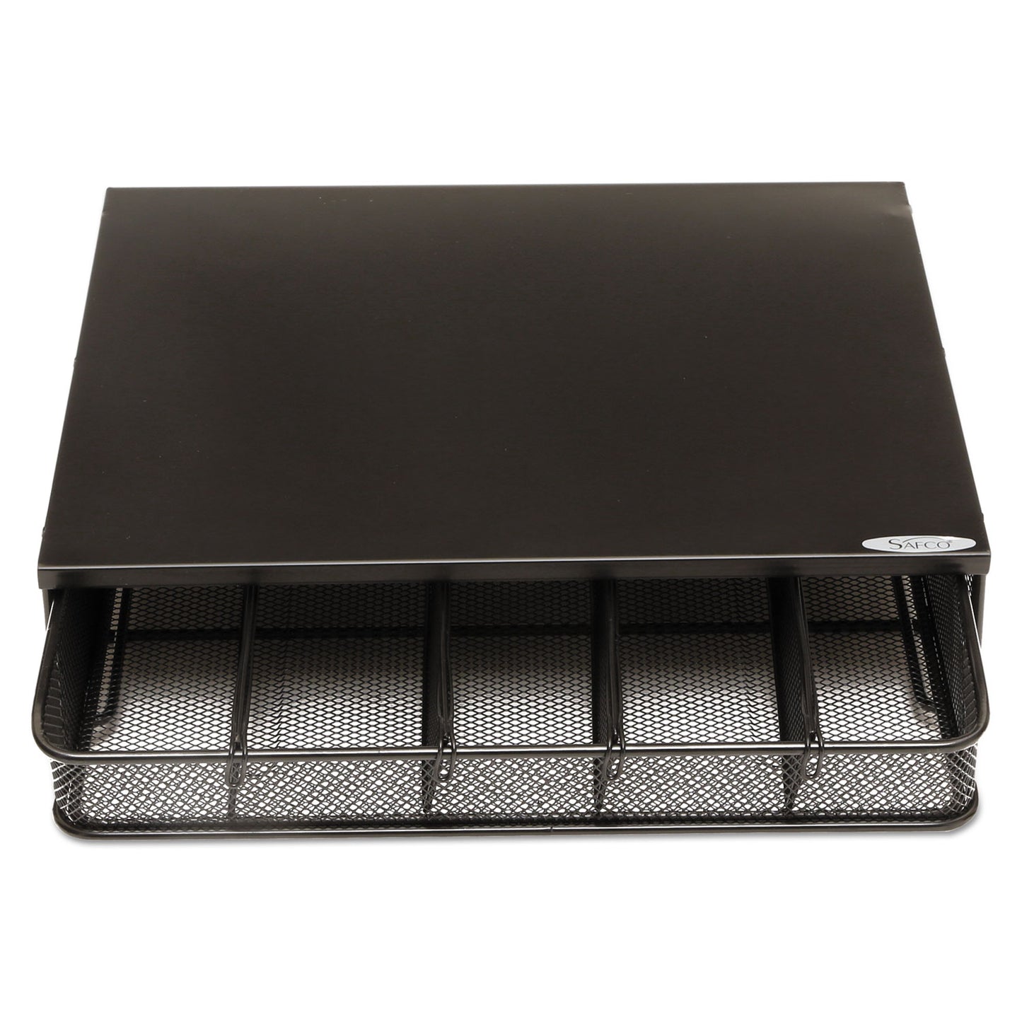 Onyx One Drawer Hospitality Organizer, 5 Compartments, 12.5 x 11.25 x 3.25, Black