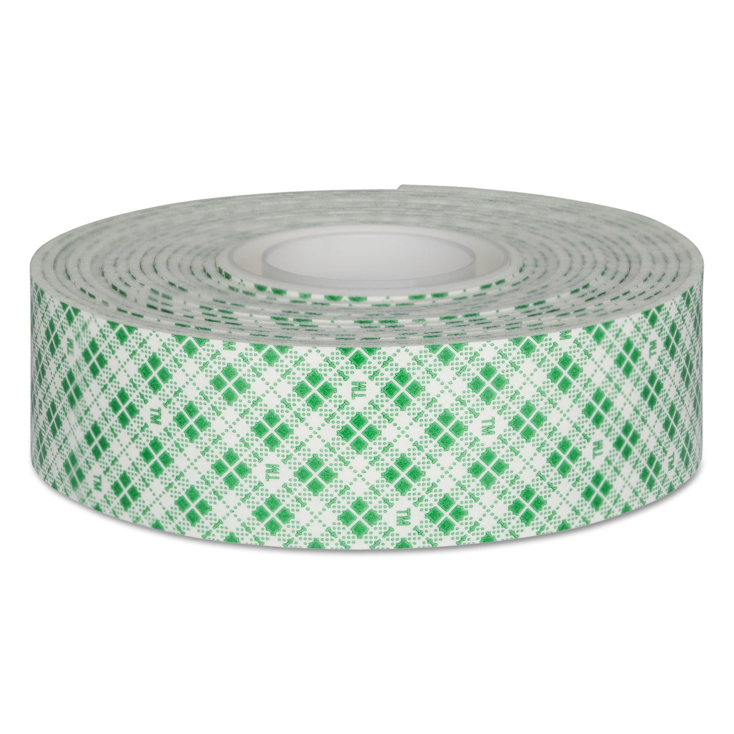 Permanent High-Density Foam Mounting Tape, Holds Up to 15 lb, 1" x 125", White