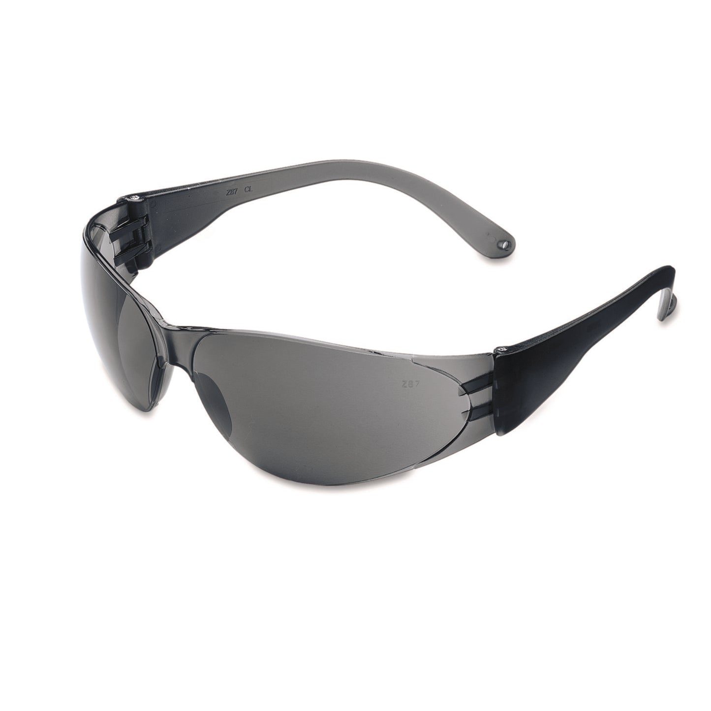 Checklite Safety Glasses, Frameless, Gray Single Hard Coat Scratch-Resistant Lens
