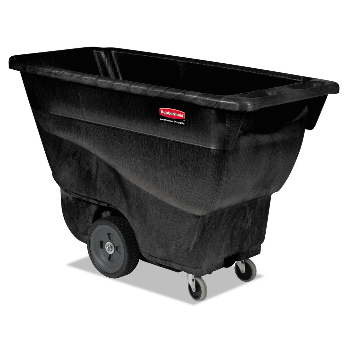 0.5 cu yd Structural Foam Tilt Truck, Utility Duty, 450 lb Capacity, Black