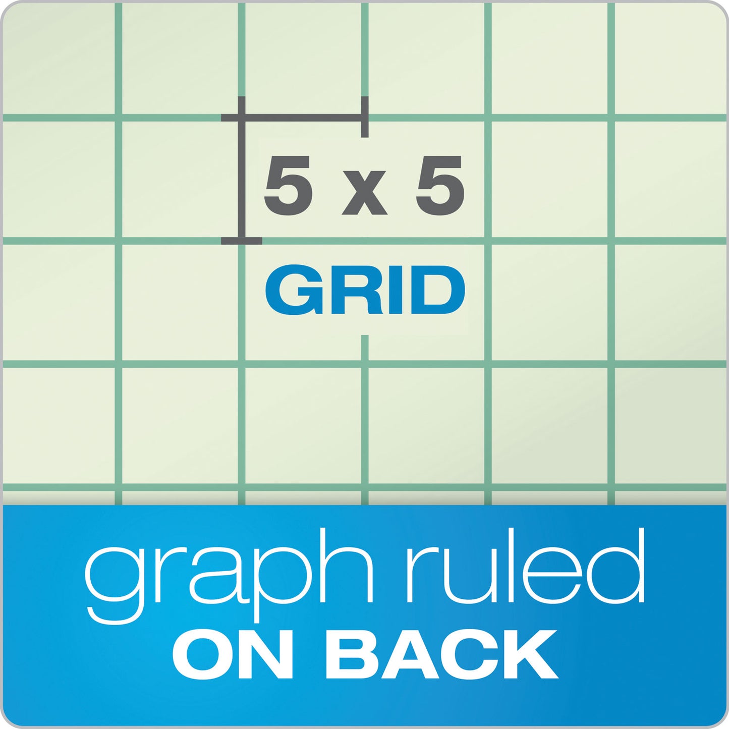 Engineering Computation Pads, Black/Green Cover, Quadrille Rule (5 sq/in, 1 sq/in), (100) Green-Tint 8.5 x 11 Sheets