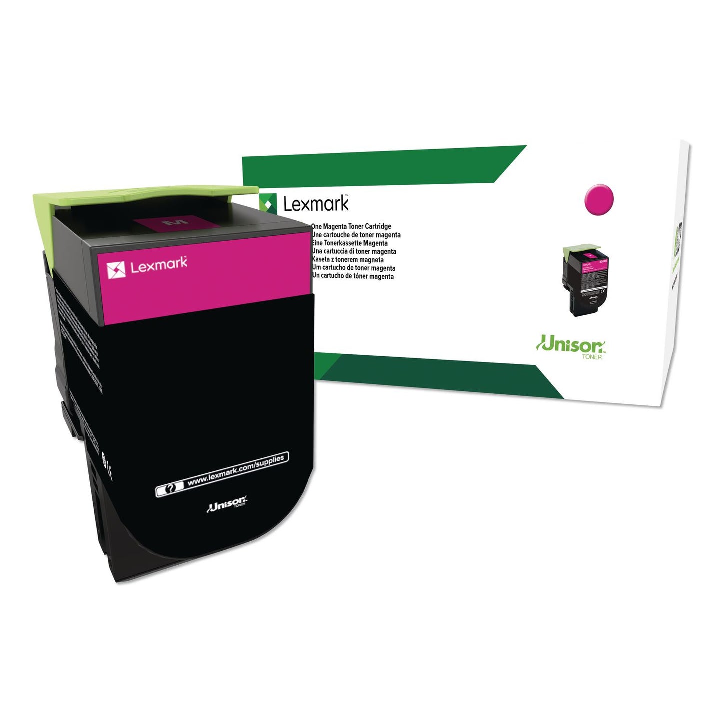 80c0hmg Return Program High-Yield Toner, 3,000 Page-Yield, Magenta, Taa Compliant