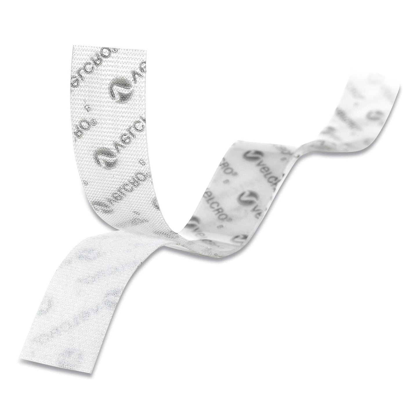 Sticky-Back Fasteners, Removable Adhesive, 0.75" X 15 Ft, Clear