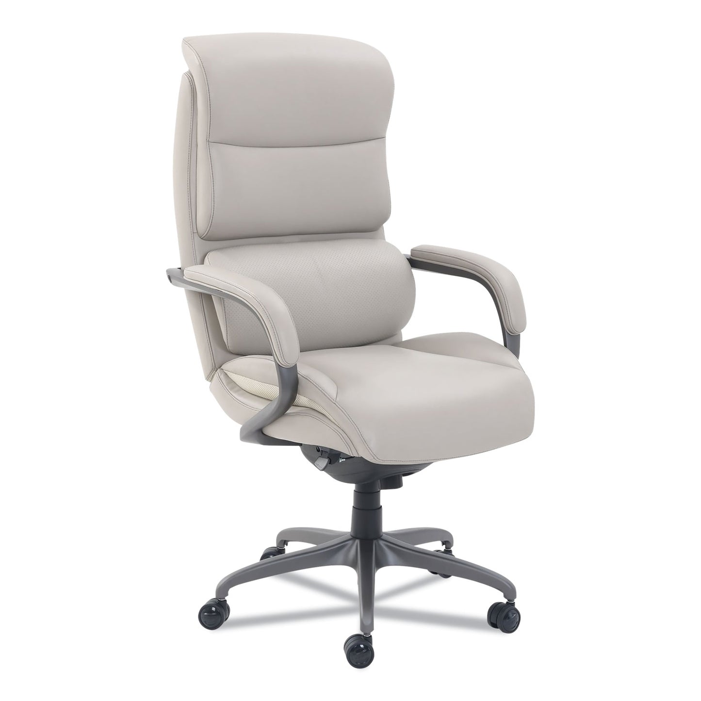 Aberdeen Executive Chair, Supports Up to 275 lb, Beige Seat/Back