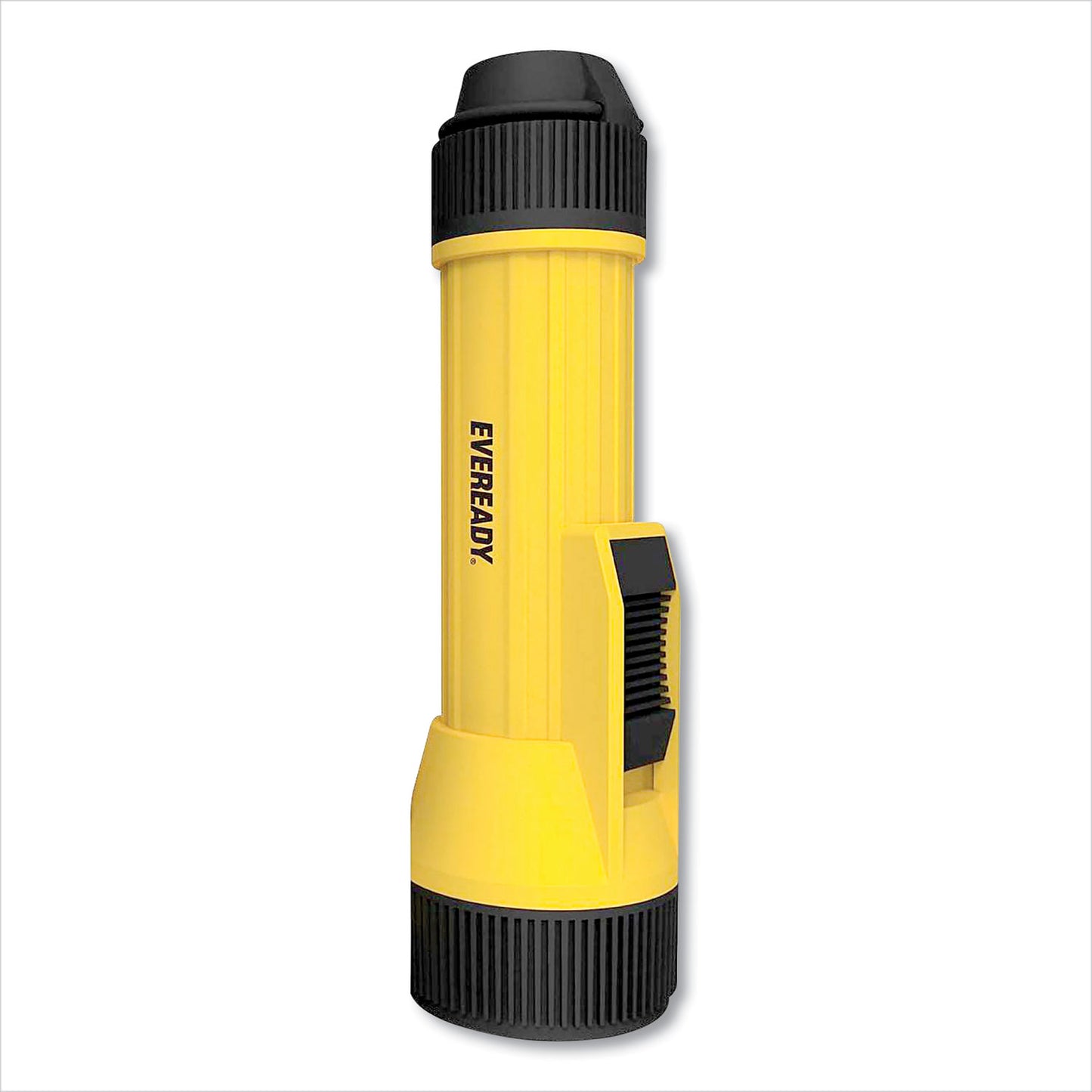 LED Industrial Economy Flashlight, 2 D Batteries (Sold Separately), Yellow/Black