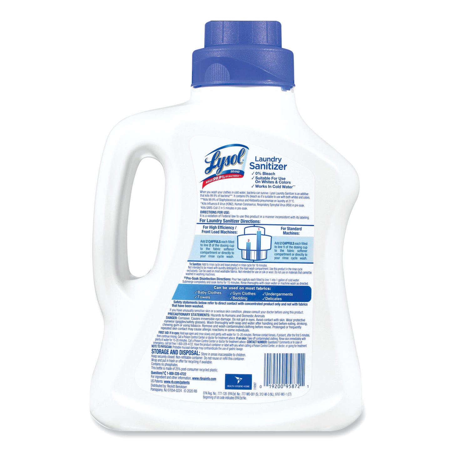 Laundry Sanitizer, Liquid, Crisp Linen Scent, 90 oz