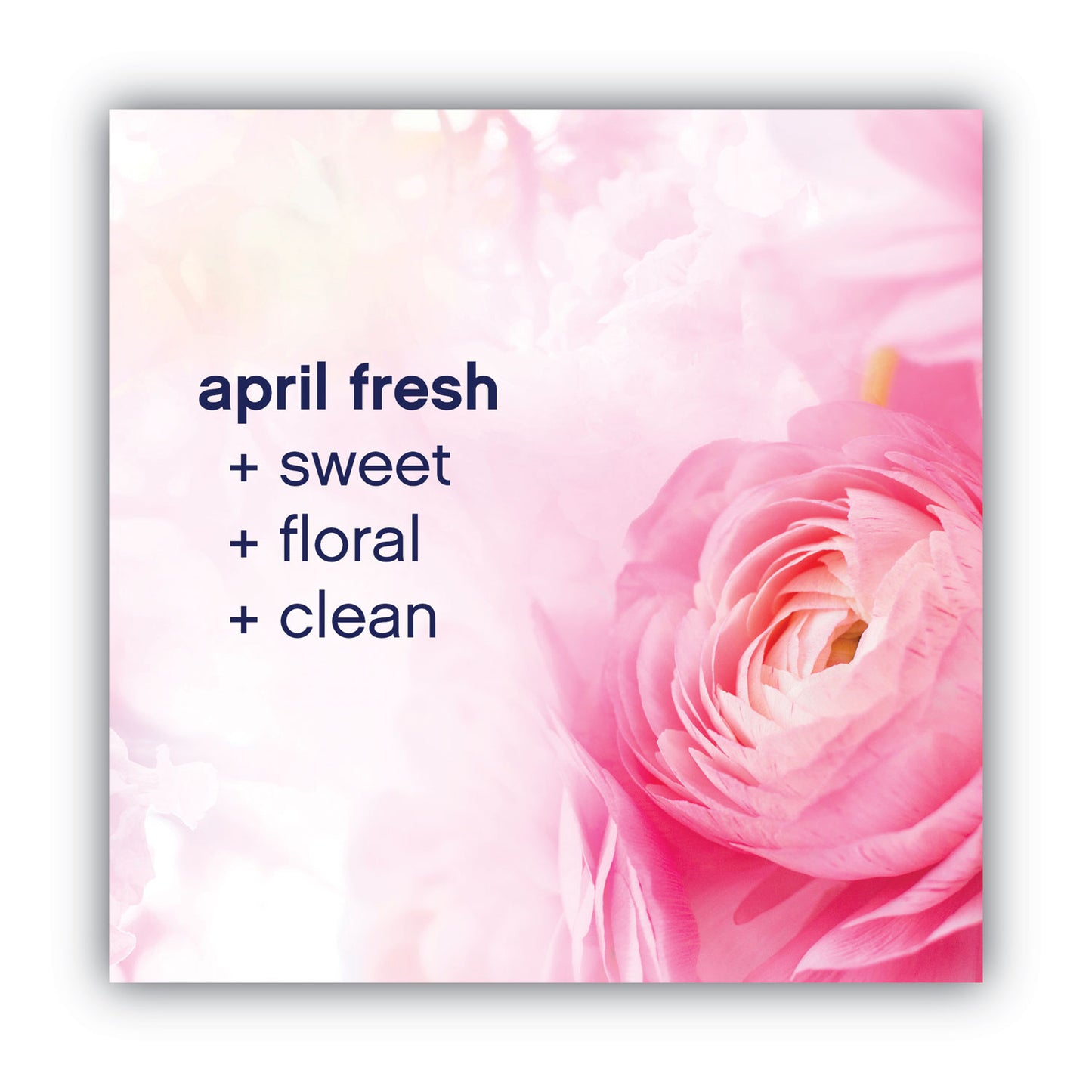 Liquid Fabric Softener, Concentrated, April Fresh Scent, 51 oz Bottle