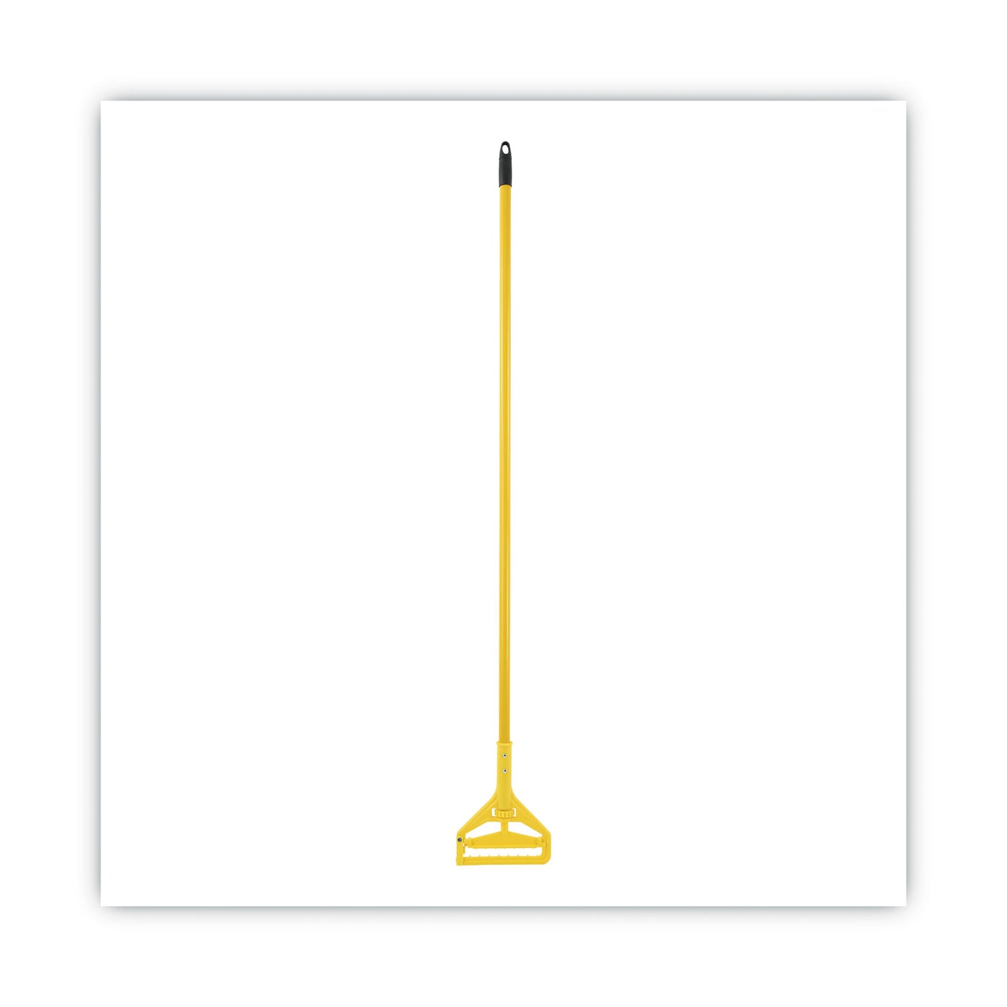 Quick Change Side-Latch Plastic Mop Head Handle, 60", Yellow