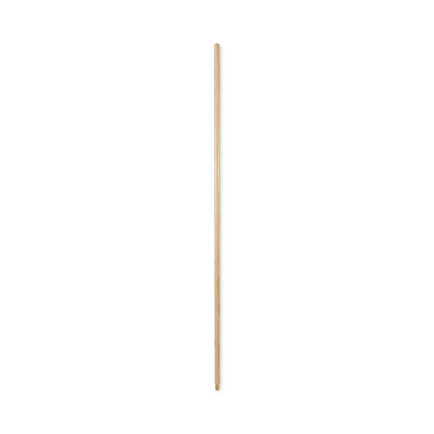 Threaded End Broom Handle, 0.94" dia x 54", Natural