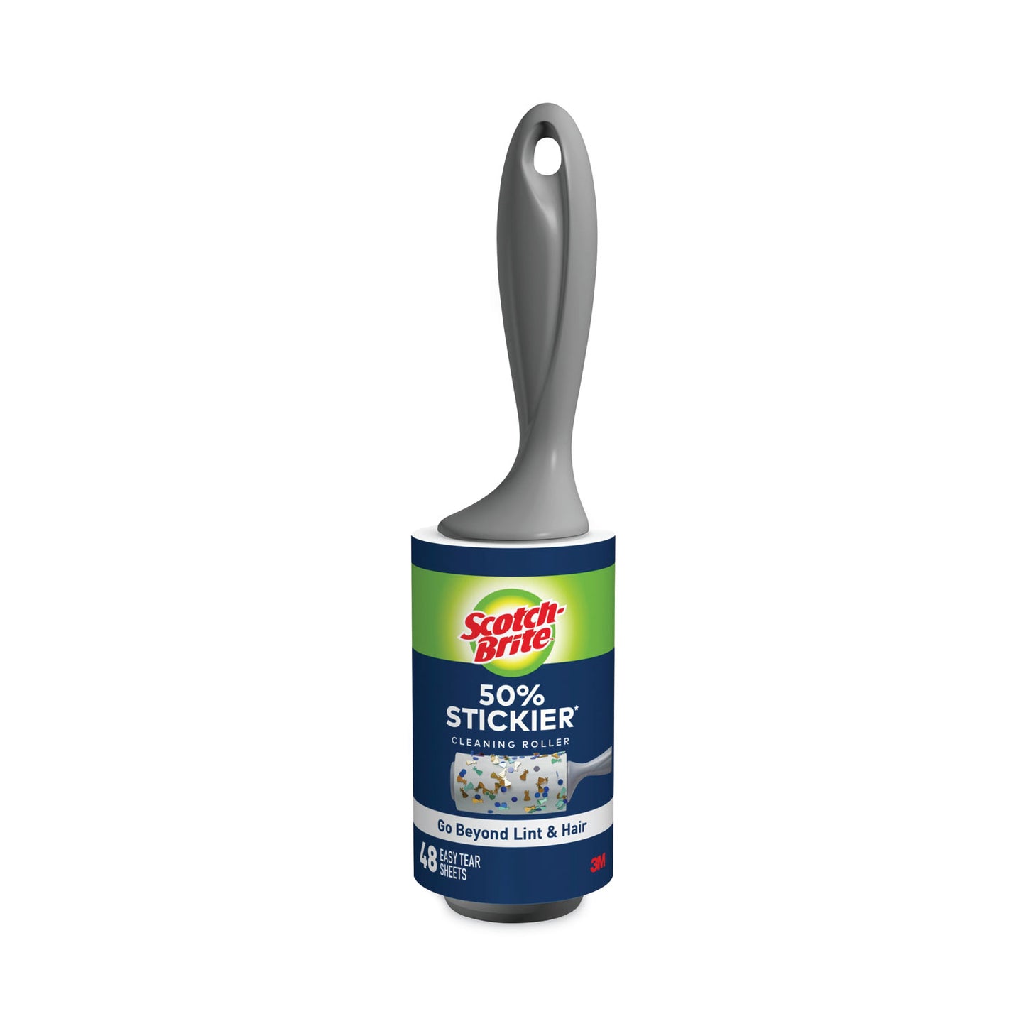 50% Stickier Lint Roller, 48 Sheets/Roll