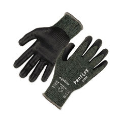 ProFlex 7070 ANSI A7 Nitrile Coated CR Gloves, EN388: 4X42F, 9" Long, Medium, Green, 12 Pairs